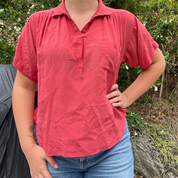 Vintage Silk Blouse - Picture 3 of 4